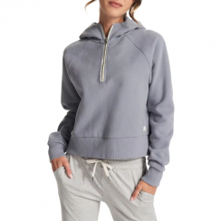 2 Pcs Half Zipper Cotton Womens Oversized Streetwear Hoodie