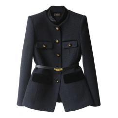 Fashionable Waist Cinching And Slimming Jacket