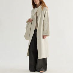 Long Knee Length Loose Casual Windbreaker